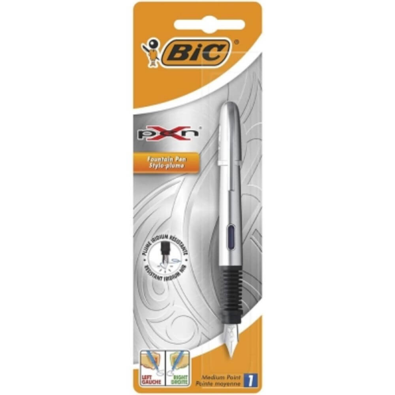 Stilou Bic Xpen Chrome, Penita Iridium, Culoare Corp Argintiu