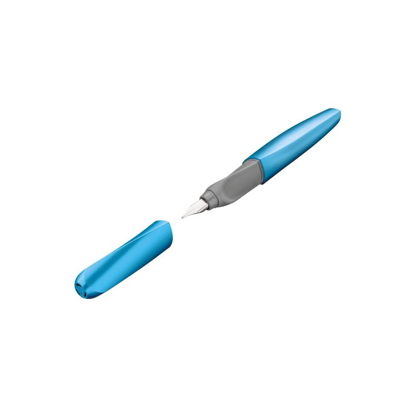 Stilou Twist Frosted Blue, Cu Grip Ergonomic Ambidextru, Penita M, In Cutie De Carton