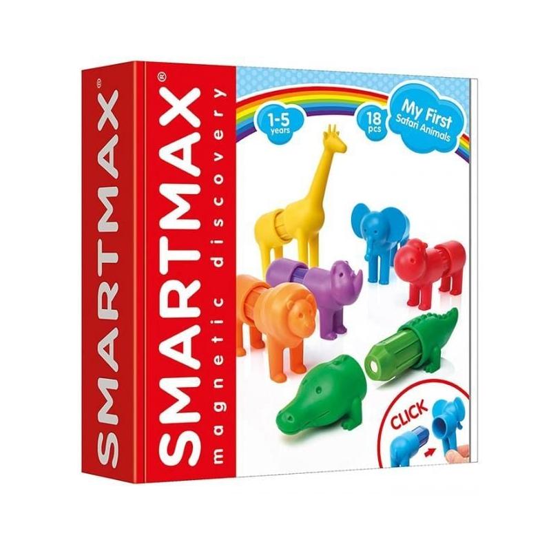 Set de constructie - Set SMARTMAX My First - Safari animals