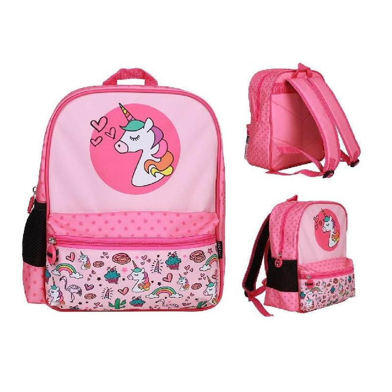 Rucsac cu buzunar exterior - model unicorn