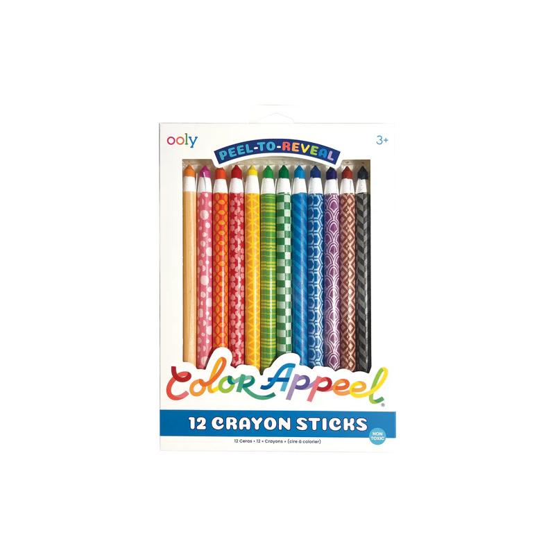 Creioane colorate Color Appeel, set de 12, cu invelis detasabil