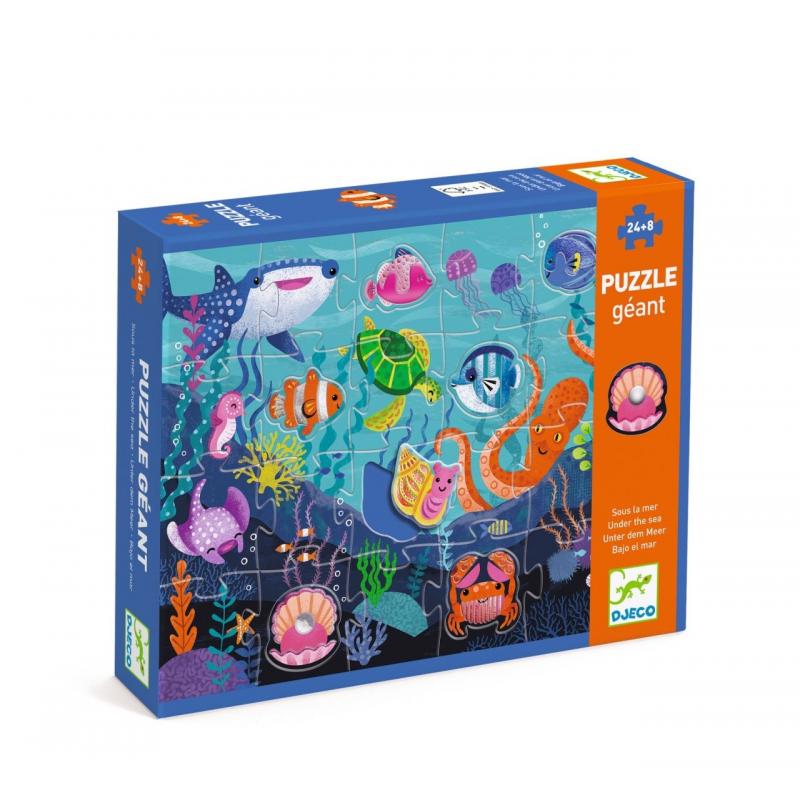 Puzzle gigant Aventuri in mare, Djeco