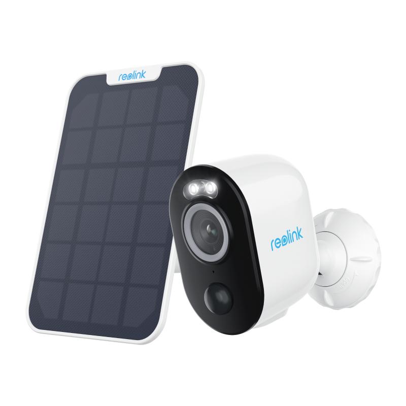 Camera de supraveghere Reolink Argus B330 cu Panou Solar, inteligenta artificiala, detectare Persoana/Vehicul baterie reincarcabila, rezolutie 4 MP