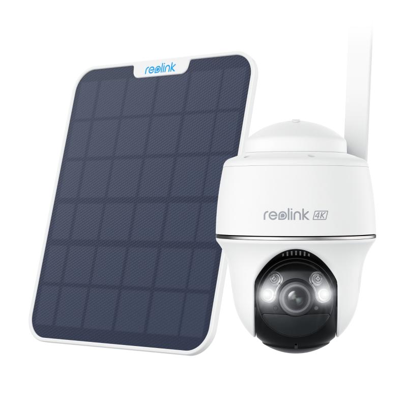 Camera de supraveghere Reolink Go PT Ultra G440 cu Panou Solar, 4G - LTE, baterie, vizibilitate  360°, detectare Persoana/Vehicul, rezolutie 4K