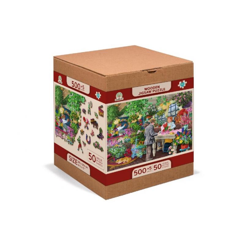 Puzzle din lemn, Floraria, 505 piese