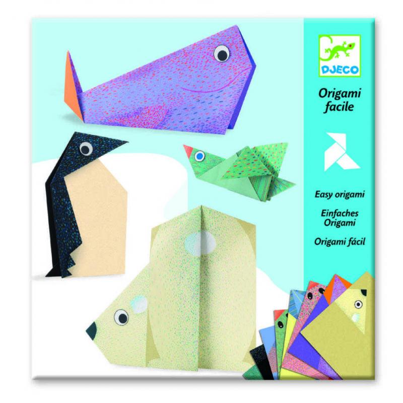 Djeco Origami animale polare - Jucarie Educativa pentru copii