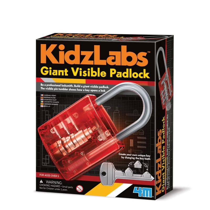 Lacat gigant transparent KidzLabs