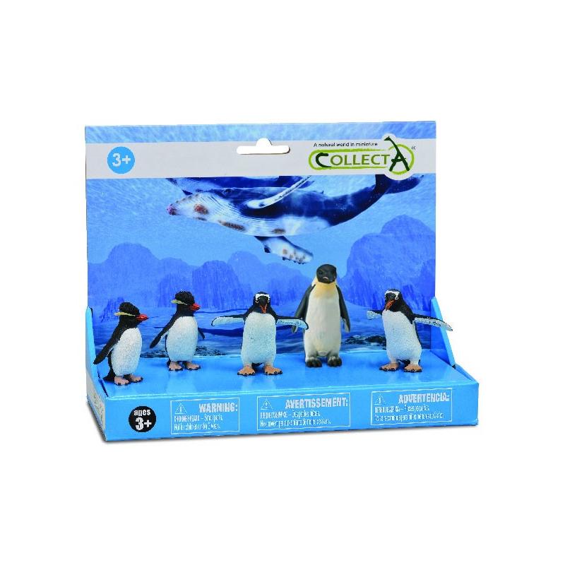 Set 5 figurine pictate manual Pinguini