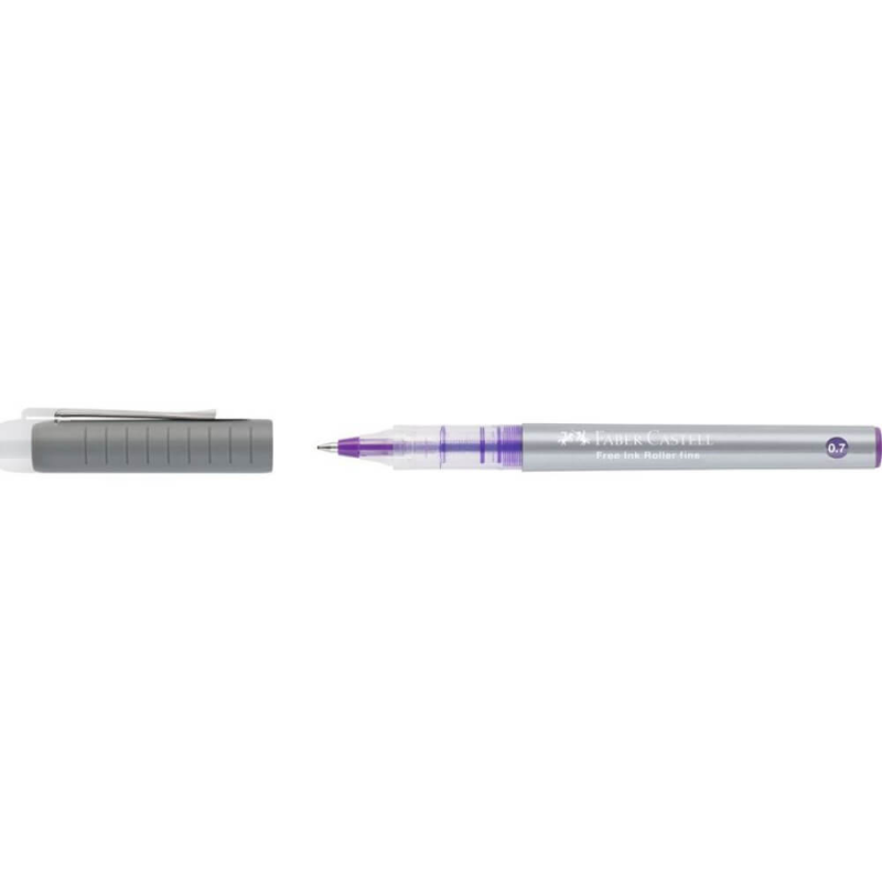 Roller Free Ink Faber-Castell, Varf 0.7 mm, Mina Violet