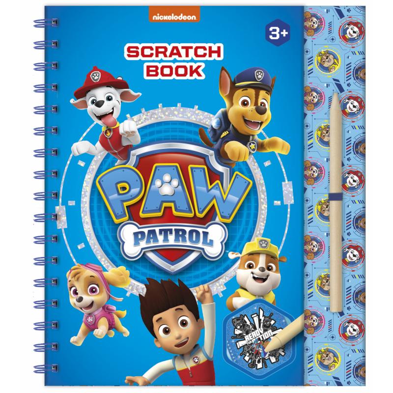 Set creativ de razuit si colorat Paw Patrol, Patrula Catelusilor