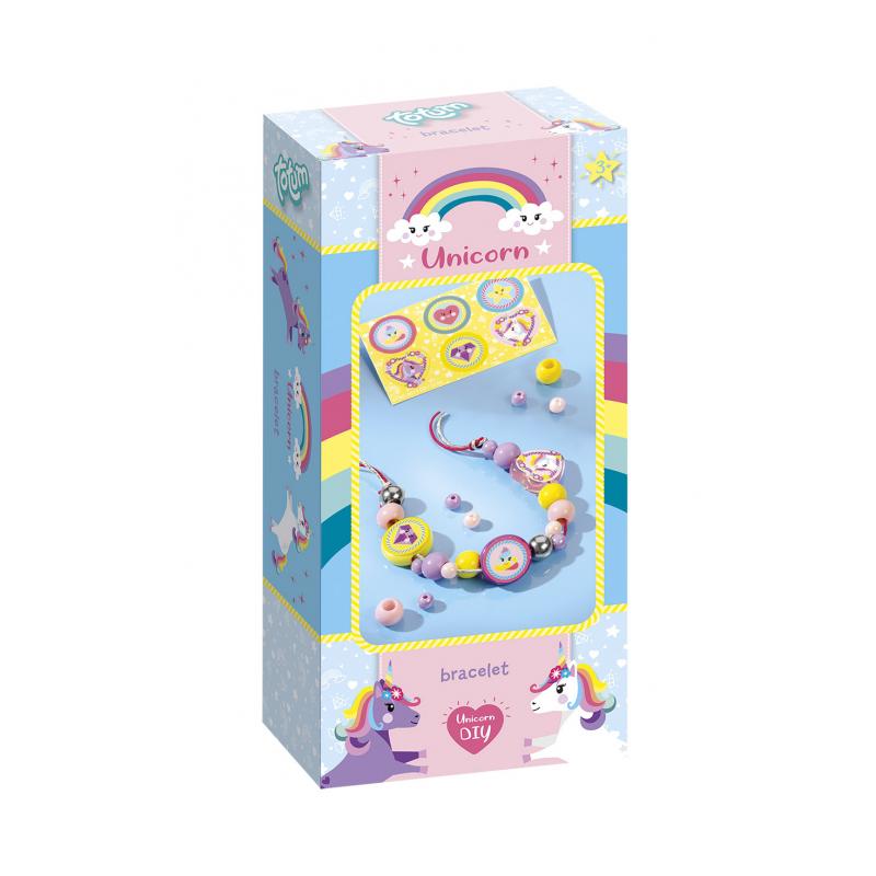 Mini set creativ DIY Bratara cu unicorni