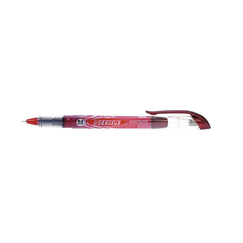 Roller Cu Cerneala Penac, Needle Point 0.5mm - Scriere Rosie