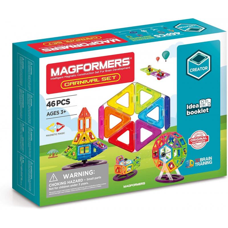 Set magnetic de construit Magformers, Carnival Plus, 48 piese