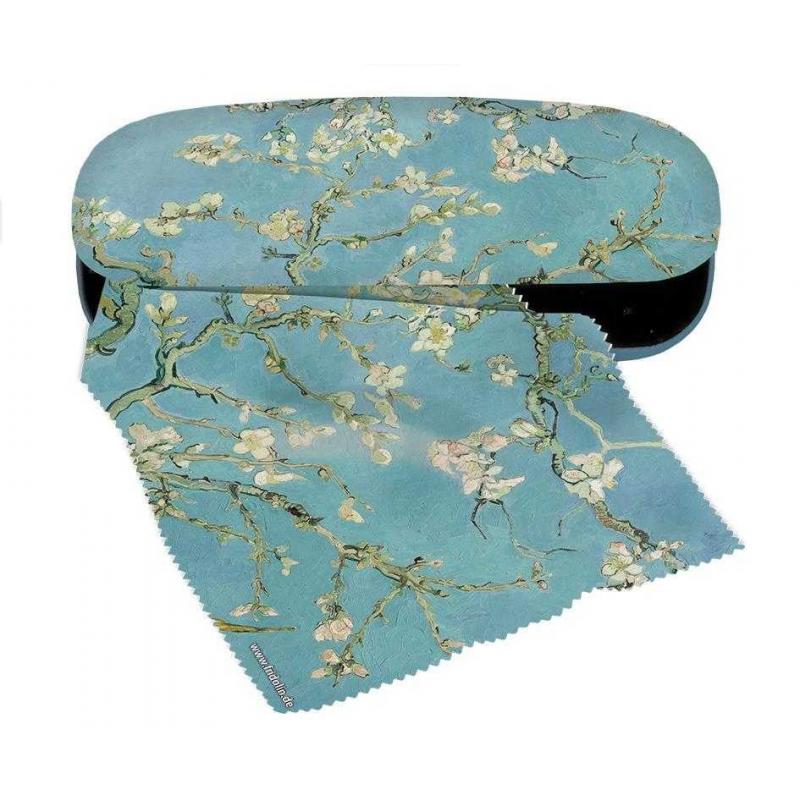 Etui cu textil si protectie ochelari, van Gogh Ramuri inflorite