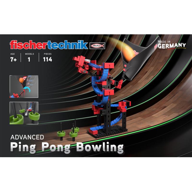 Kit STEM Construieste si joaca Ping pong bowling, Fischertechnik