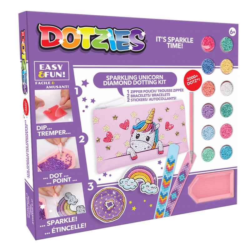 Set creativ 5 in 1, Unicorn, pictura cu diamante