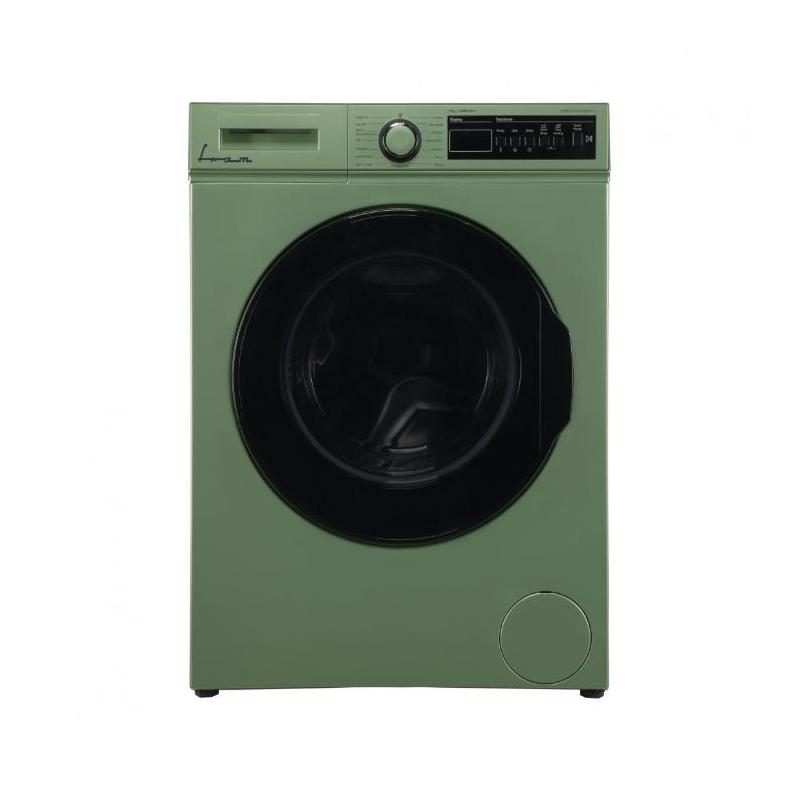 Masina de spalat rufe Fram FWM-V714T2GRD+++, 7 kg, 1400 rpm, Clasa D, Display digital, Allergy safe, Start intarziat, Anti-sifonare, Eco-Logic, Verde