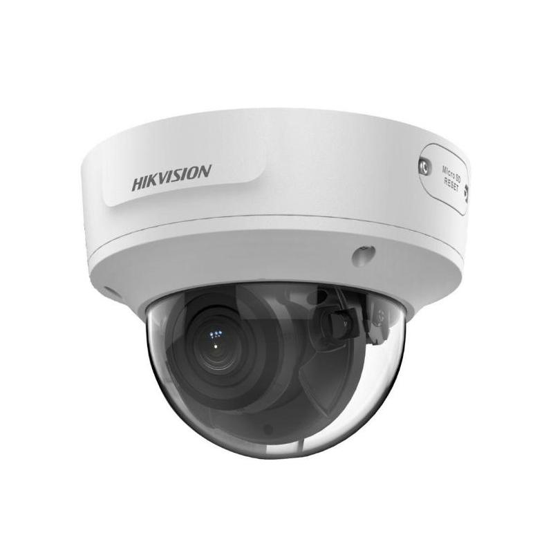 Camera supraveghere Hikvision IP dome DS-2CD2743G2-IZS(2.8-12mm), 4MP, senzor: 1/3″ Progressive Scan CMOS, rezolutie: 2688 × 1520@30fps, iluminare: Color: 0.005 Lux @ (F1.6, AGC ON), 0 Lux cu IR on, lentila varifocala motorizata: 2.8 - 12 mm