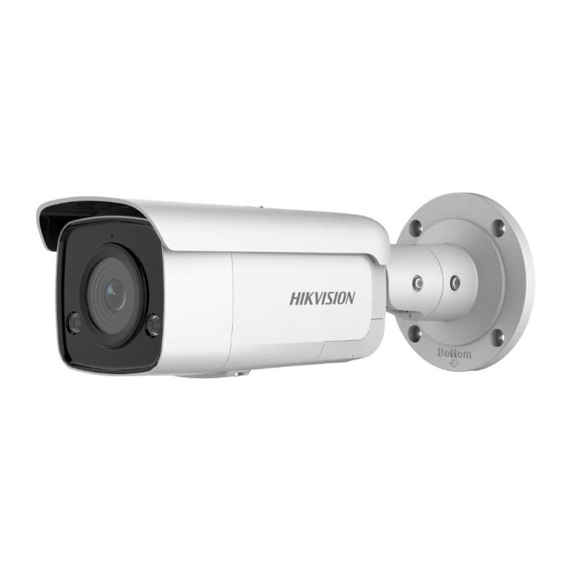 Camera supraveghere Hikvision IP bullet DS-2CD2T46G2-2I(2.8mm)(C), 4MP, low-light powered by Darkfighter, Acusens deep learning algorithms- filtrarea alarmelor false dupa corpul uman si masini, 1/3