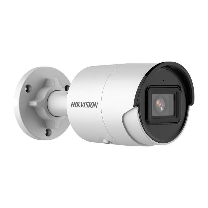 Camera supraveghere IP bullet Hikvision DS-2CD2086G2-IU(C)(2.8mm); 8MP; low-light powered by Darkfighter, Acusens -Human and vehicle classification alarm based on deep learning, microfon audio incorporat; 1/1.8