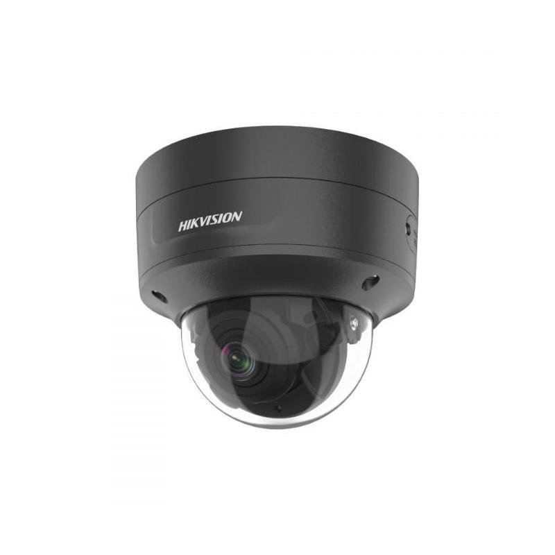 Camera supraveghere Hikvision IP dome DS-2CD2746G2-IZS(2.8-12mm)C ,black, 4MP, culoare neagra,Acusens - filtrarea alarmelor false dupa corpul uman si masini, low-light performance powered by DarkFighter, senzor: 1/3