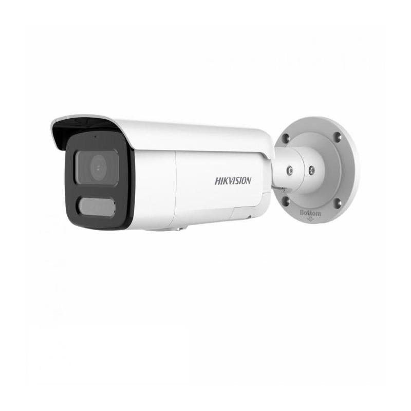 Camera supraveghere Hikvision IP bullet DS-2CD2T47G2-LSU/SL(2.8mm)C, 4MP, ColorVu - imagini color 24/7 (color si pe timp de noapte-F1.0 super-aperture)