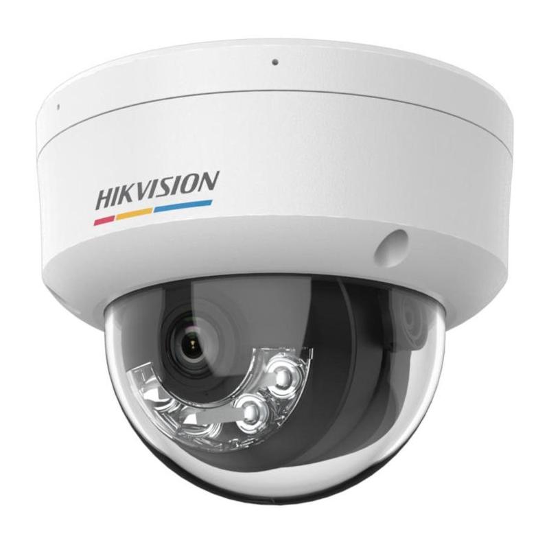 Camera de supraveghere IP Dome 6MP ColorVu with Smart Hybrid Light Hikvision DS-2CD1167G2H-LIU(2.8MM), lentila fixa: 2.8mm, iluminare min.: Color: 0.001 Lux @ (F1.0, AGC ON),B/W: 0 Lux cu IR: 30m, microfon incorporat