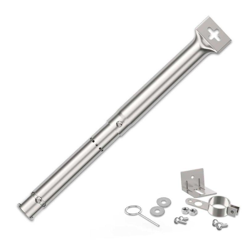 Piesa de schimb - arzator universal Coisien din inox, ajustabil intre 31-45 cm, pentru gratare pe gaz