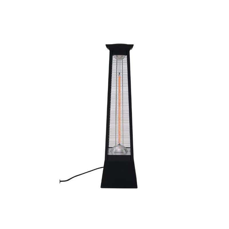 Incalzitor electric vertical cu baza Heinner, 1500W/ 2000W, Negru