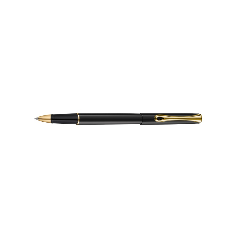 Roller Diplomat Traveller - Black Lacquer Gold