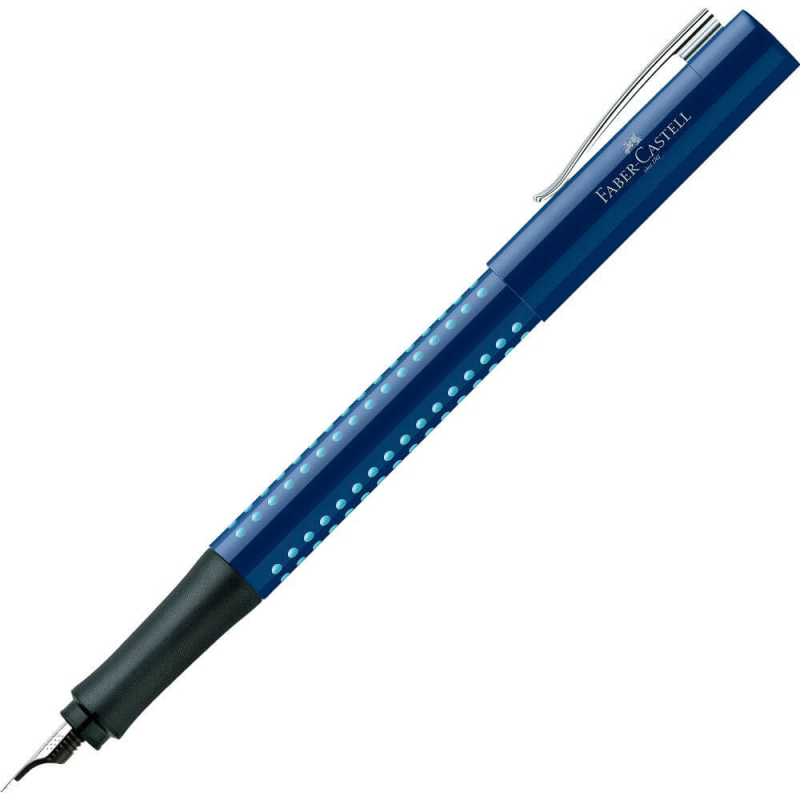 Stilou Faber-Castell Grip 2010, Penita Inox M, Bleu, Stilou Faber Castell Grip 2010 Bleu