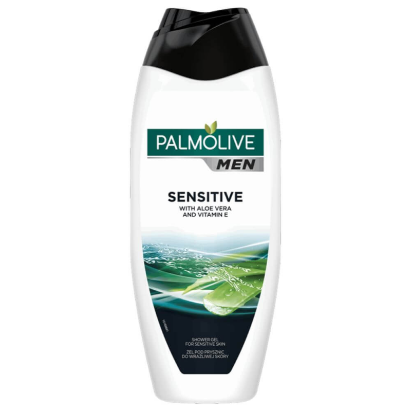 Gel de Dus PALMOLIVE Men Sensitive, 500 ml, Aloe Vera