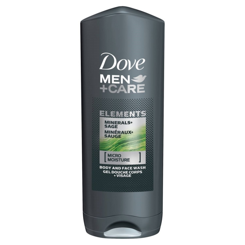 Gel de Dus DOVE Men and Care Minerals Sage,  250 ml