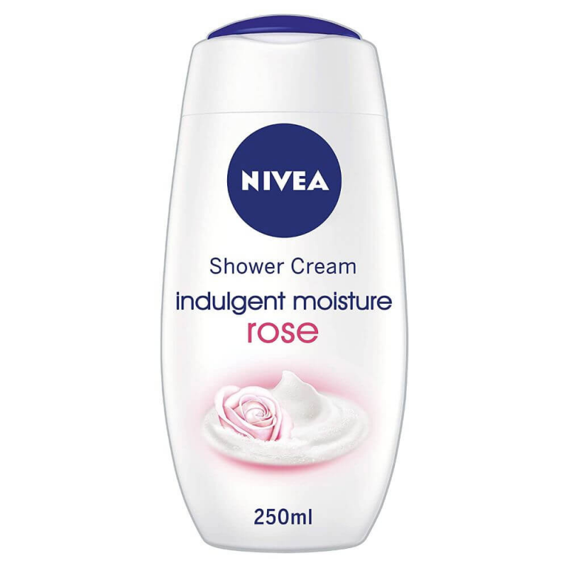 Gel de Dus NIVEA Indulgent Moisture Rose, 250 ml, Parfum de Trandafiri