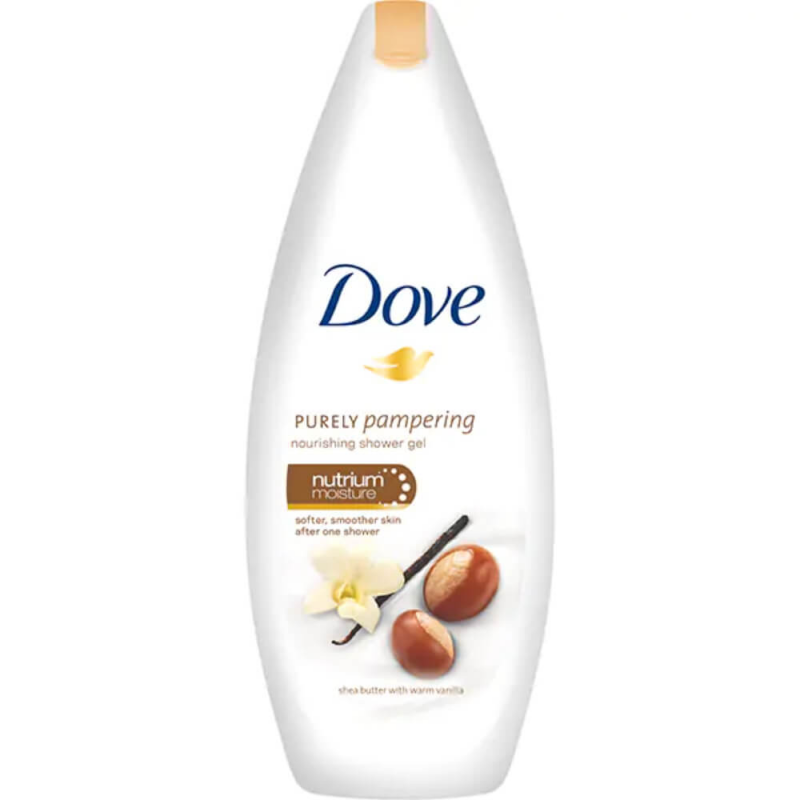 Gel de Dus, DOVE Shea Butter si Vanilla, 250 ml