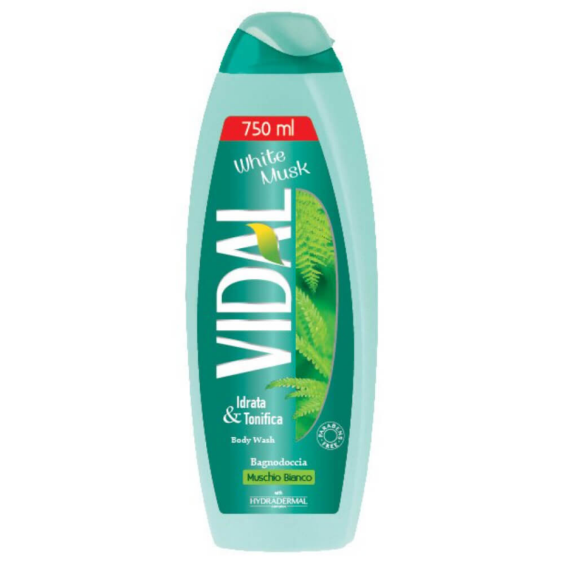 Gel de Dus VIDAL White Musk, 750ml