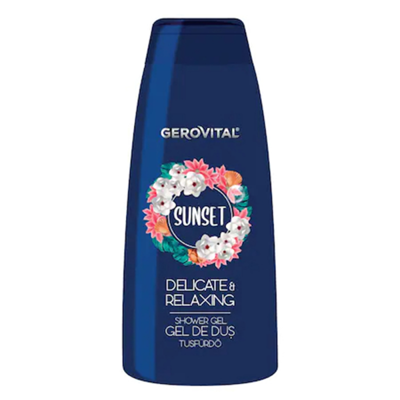 Gel de Dus Gerovital Sunset, 250 ml