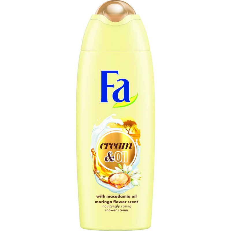 Gel de Dus FA Cream & Oil Moringa,  Parfum de Moringa, 250 ml