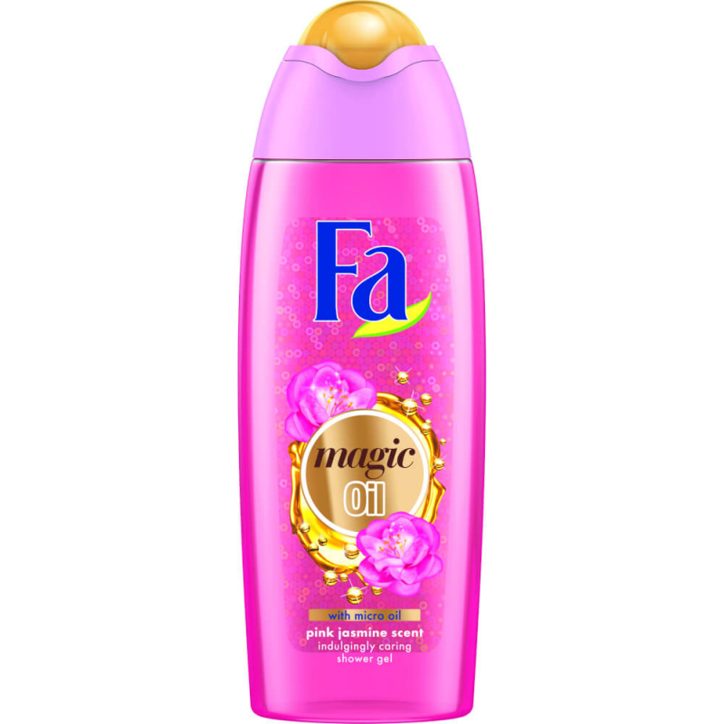 Gel de Dus FA Magic Oil Pink Jasmin, Parfum de Parfum de Iasomie Roz, 400 ml