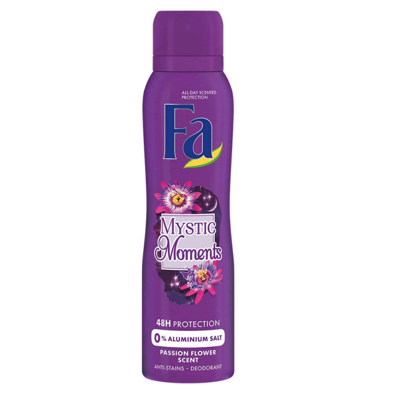 Deodorant Spray Fa Mystic Moments, 150 ml, Parfum de Floarea Pasiunii