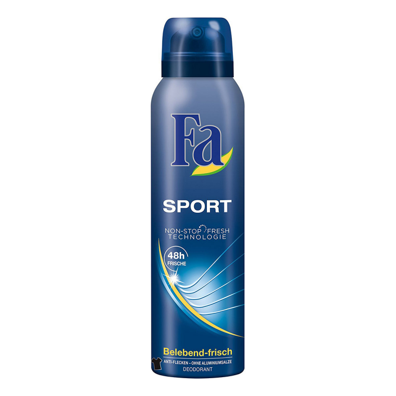 Deodorant Spray Fa Sport Energizing Fresh, 150 ml, Protectie Pana la 48h, Fara Sare de Aluminiu