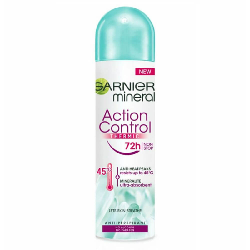 Deodorant Spray GARNIER Action Control Thermic, 150 ml, Protectie 72h