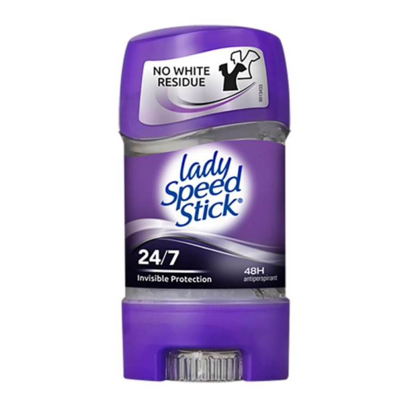 Deodorant Stick Gel Lady Speed Stick Invisible Protection, 65 g, Protectie 48 h