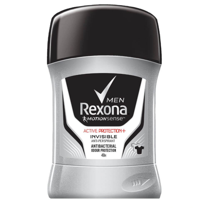 Deodorant Stick REXONA Active Protection Invisible, 50 ml, Pentru Barbati, Protectie 48h