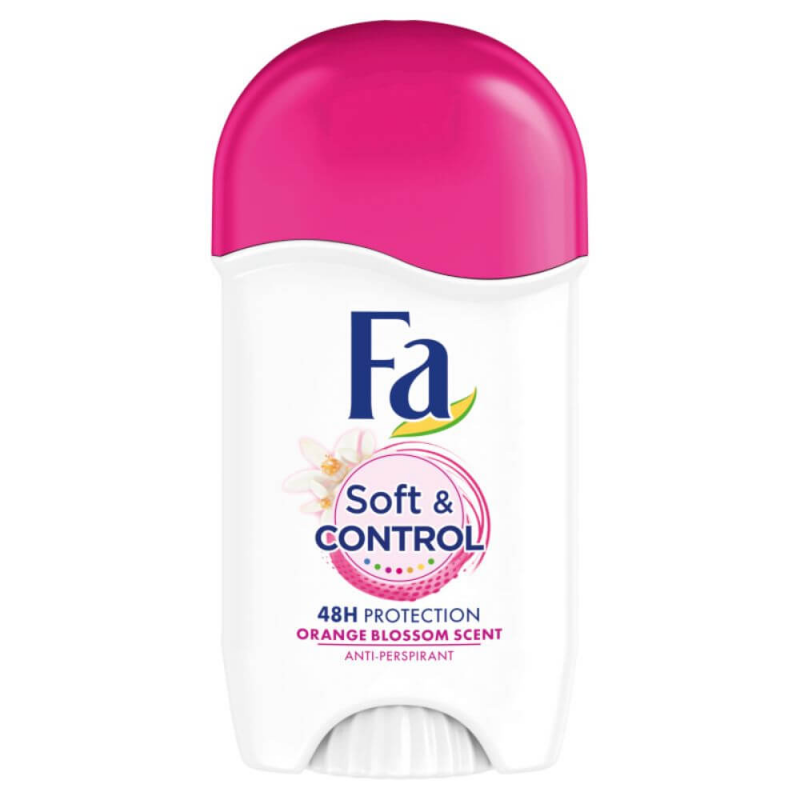 Deodorant Stick Solid FA Soft & Control Orange, 50 ml, Protectie 48h