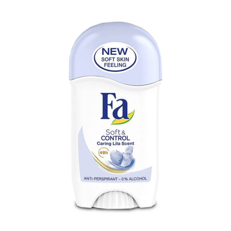 Deodorant Stick Solid FA Soft & Control, 50 ml, Protectie 48h