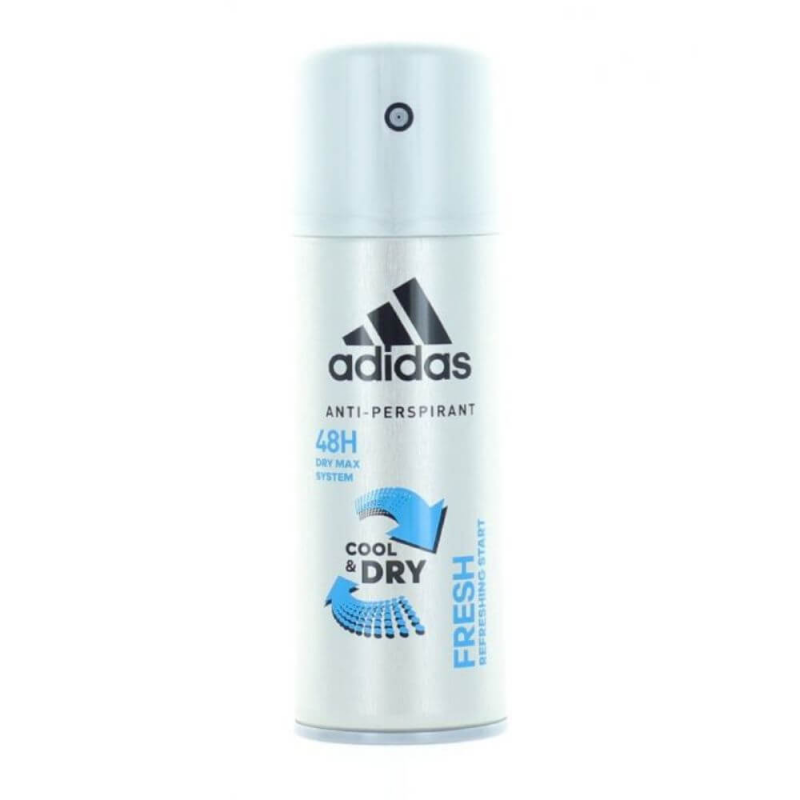 Spray Deodorant ADIDAS Cool Dry Fresh Refreshing Start, 150 ml, pentru barbati