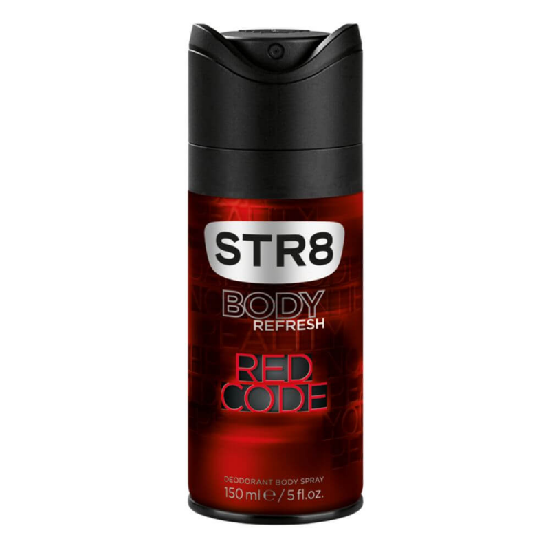 Spray Deodorant STR8 Red Code Body Refresh, 150 ml, pentru barbati