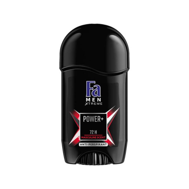 Deodorant Stick Fa Men Xtreme Power, 50 ml, 72 h Protectie, Formula Vegana