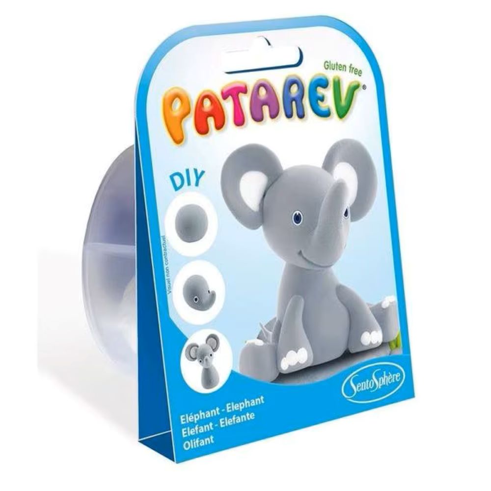 Kit Creativ - Mini Plastilina Patarev Elefant